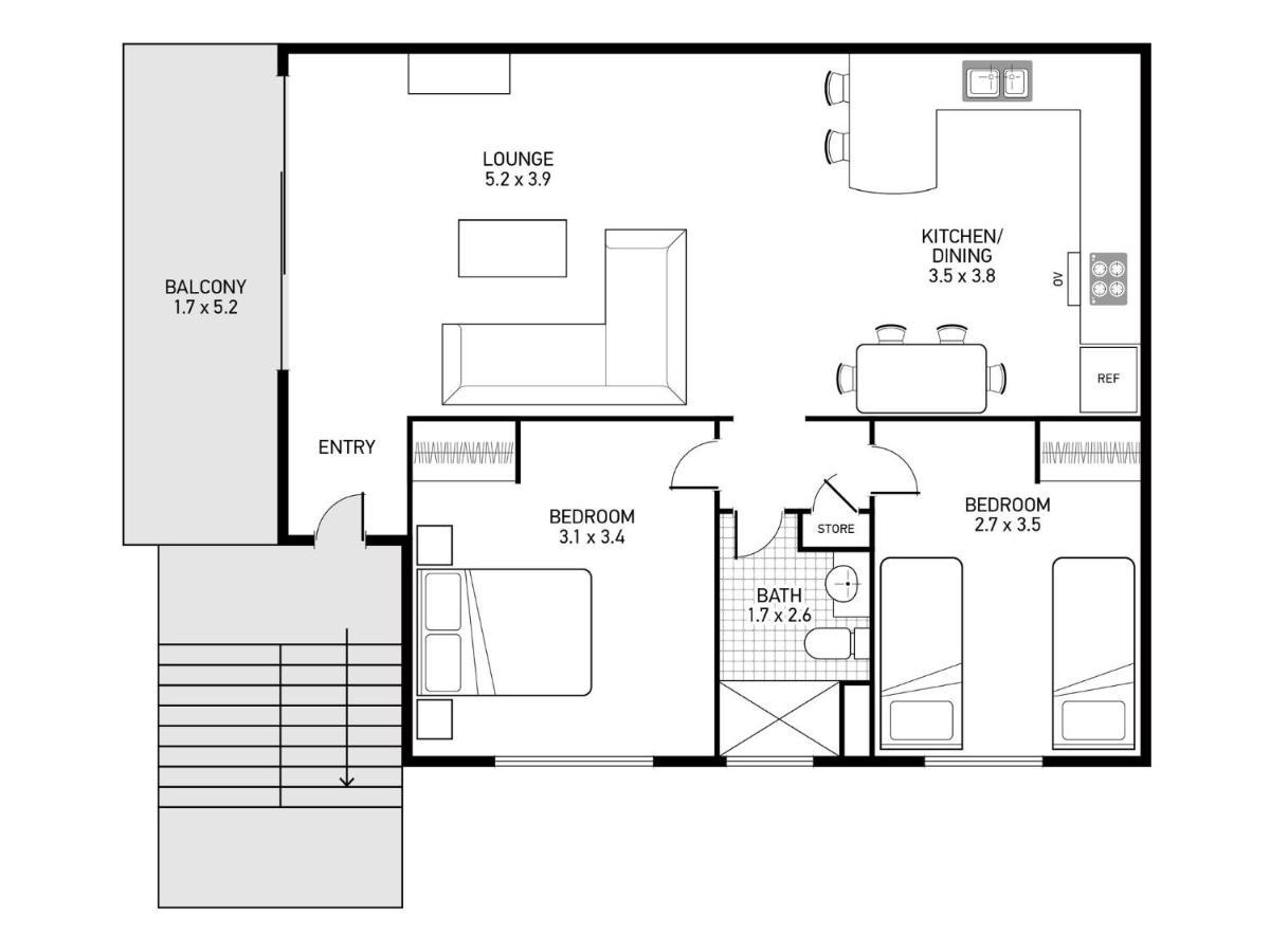 Apartment Bella Vista Unit 4 *